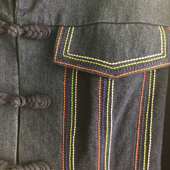 Blue Jean Denim Blazer sz S - Picture 5 of 7